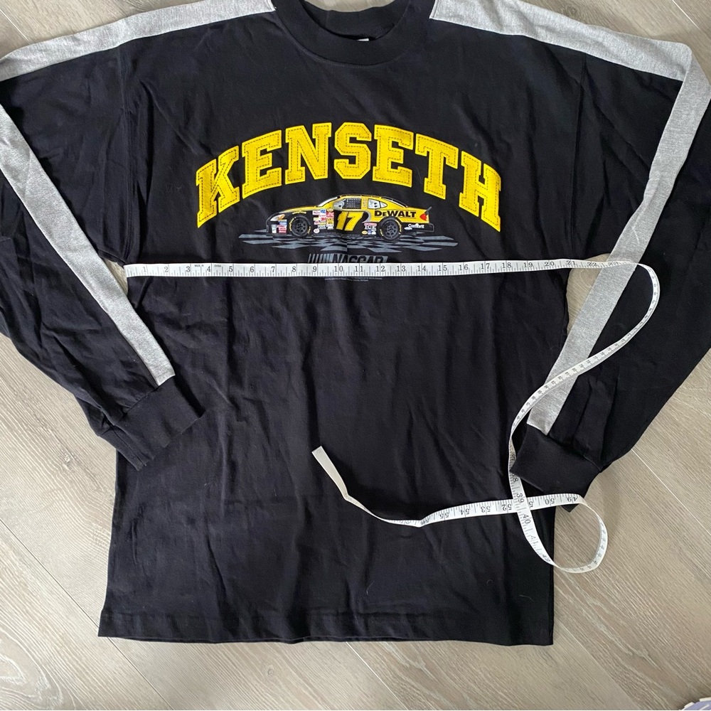 Vintage Matt Kenseth Shirt Mens L Black Nascar Racing Dewalt Team Long Sleeve - Picture 6 of 7